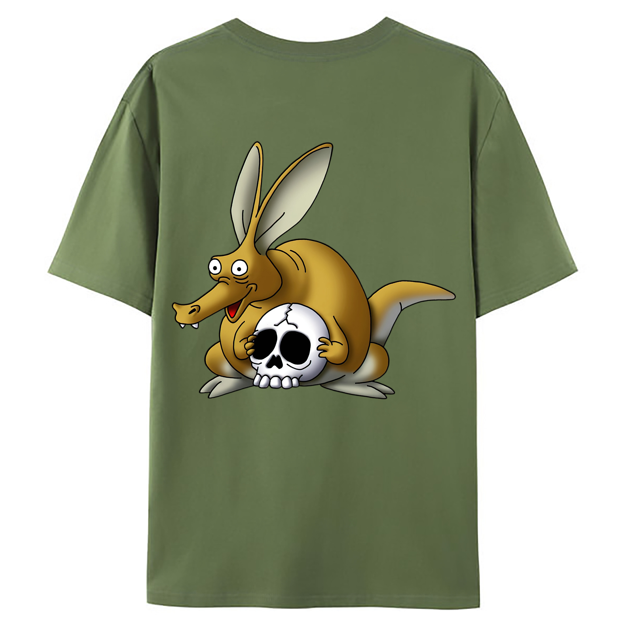 （画像用） ドラゴンクエスト Doragon Kuesuto Dragon Quest 綿100％ メンズ半袖Tシャツ（バックプリント） 通気性
